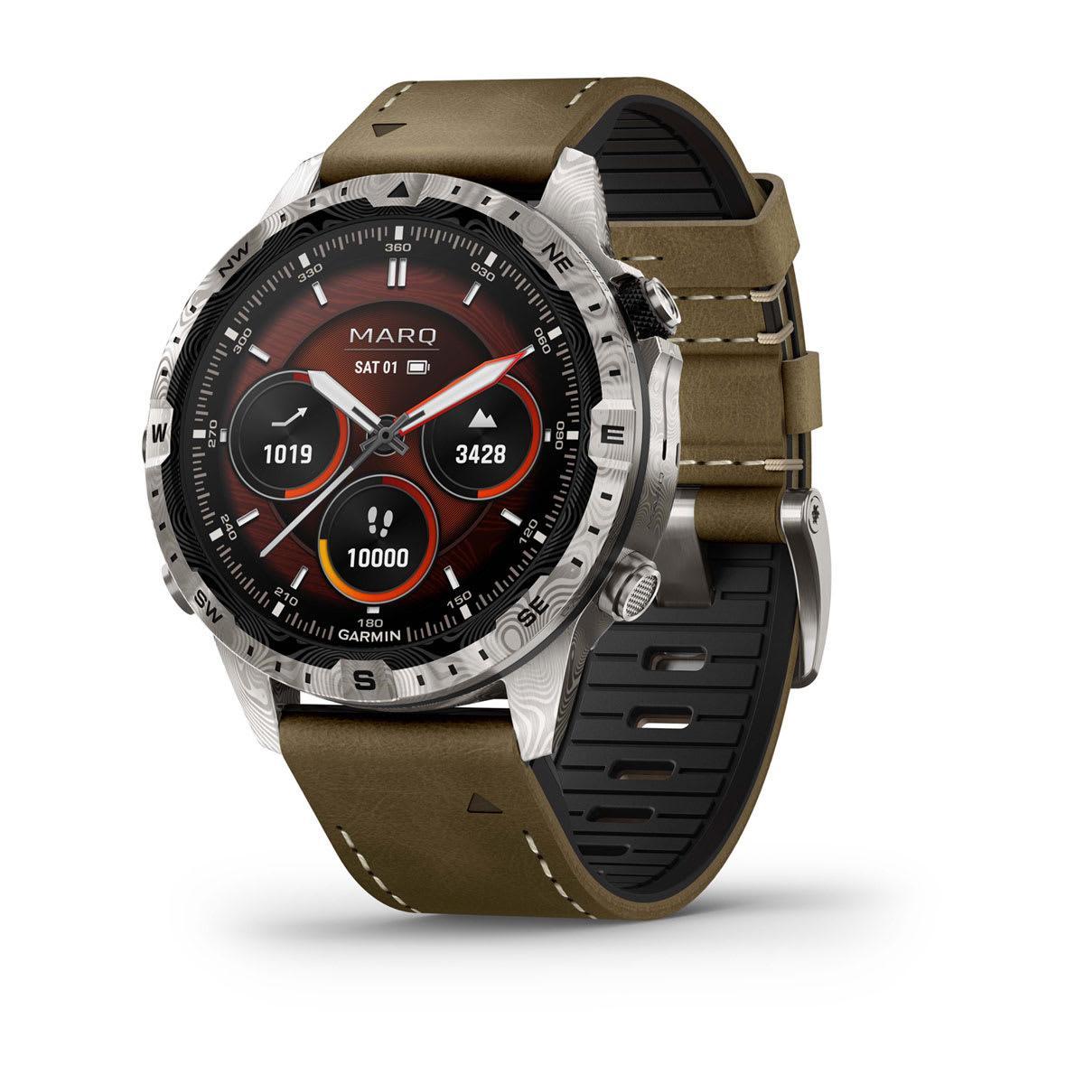 Garmin MARQ Adventurer (Gen 2) Damascus Steel Edition Luxury GPS Smartwatch