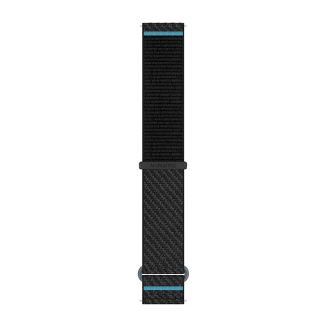 Garmin Quick Release Bands (20 mm) - Fabric / Black/Azure ComfortFit