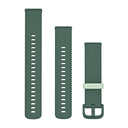 Garmin Quick Release Bands (20 mm) - Silicone / Jasper Green