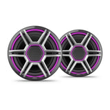 Fusion Apollo LED Marine Speakers, 8.8 in, Sports Gray Grilles (010-02918-23)