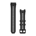 Garmin Instinct 3 45 mm and Instinct Crossover AMOLED 22 mm Watch Bands - Black Silicone