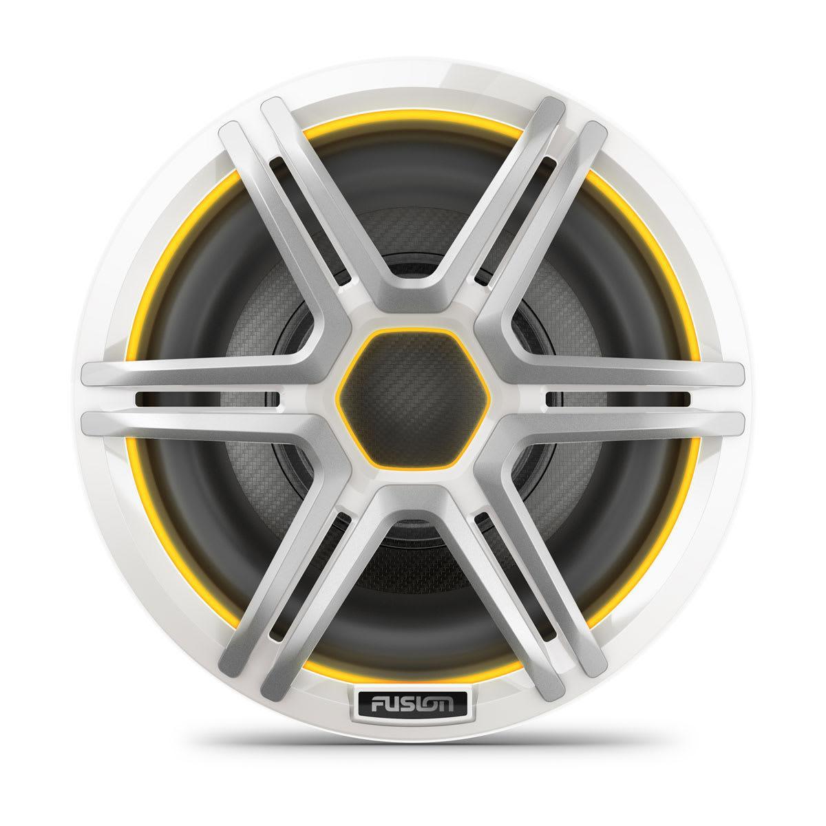 Fusion Apollo LED Marine Subwoofers, 10 in, Sports White Grille (010-02918-41)