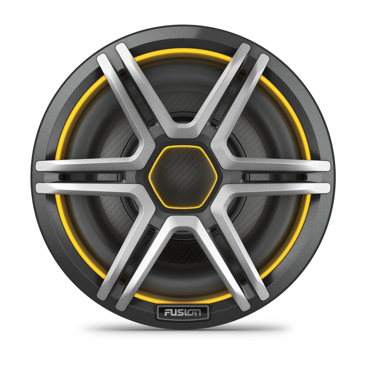 Fusion Apollo LED Marine Subwoofers, 10 in, Sports Gray Grille (010-02918-43)