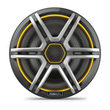 Fusion Apollo LED Marine Subwoofers, 10 in, Sports Gray Grille (010-02918-43)