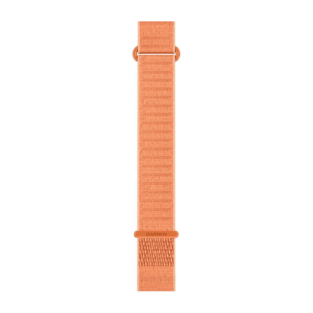 Garmin QuickFit 20 Watch Bands - Fabric / Long, Shell Pink ComfortFit