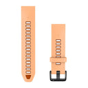 Garmin QuickFit 20 Watch Bands - Silicone / Shell Pink/Autumn Orange