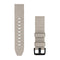 Garmin QuickFit 20 Watch Bands - Leather / Bone