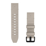 Garmin QuickFit 20 Watch Bands - Leather / Bone