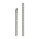 Garmin QuickFit 20 Watch Bands - Silicone / Fog Gray (3-piece Dive Set)