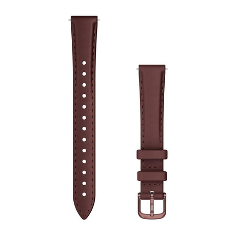 Garmin Lily 2 Bands (14 mm) - Mulberry Leather with Dark Bronze Hardware