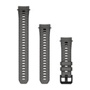 Garmin Instinct E 40 mm 20 mm Watch Bands - Charcoal Silicone