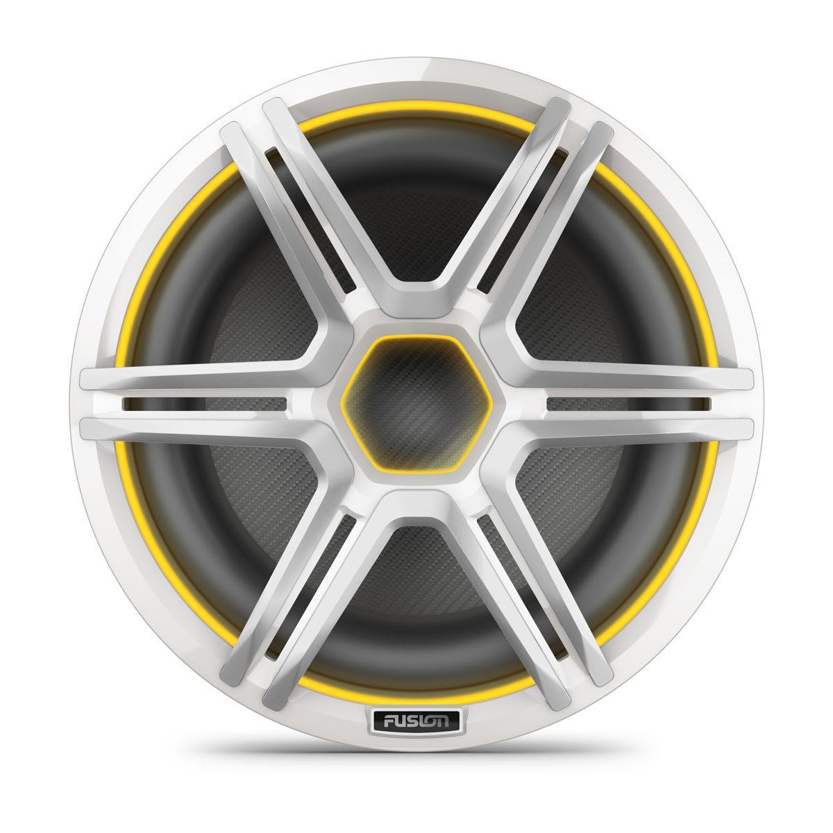 Fusion Apollo LED Marine Subwoofers, 12 in, Sports White Grille (010-02918-51)
