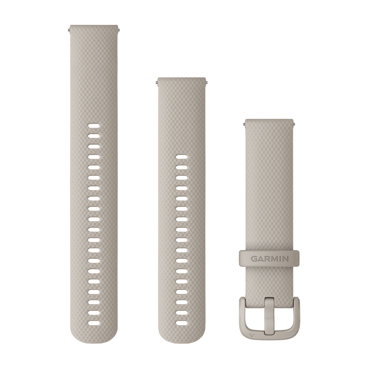Garmin Quick Release Bands (20 mm) - Silicone / French Gray
