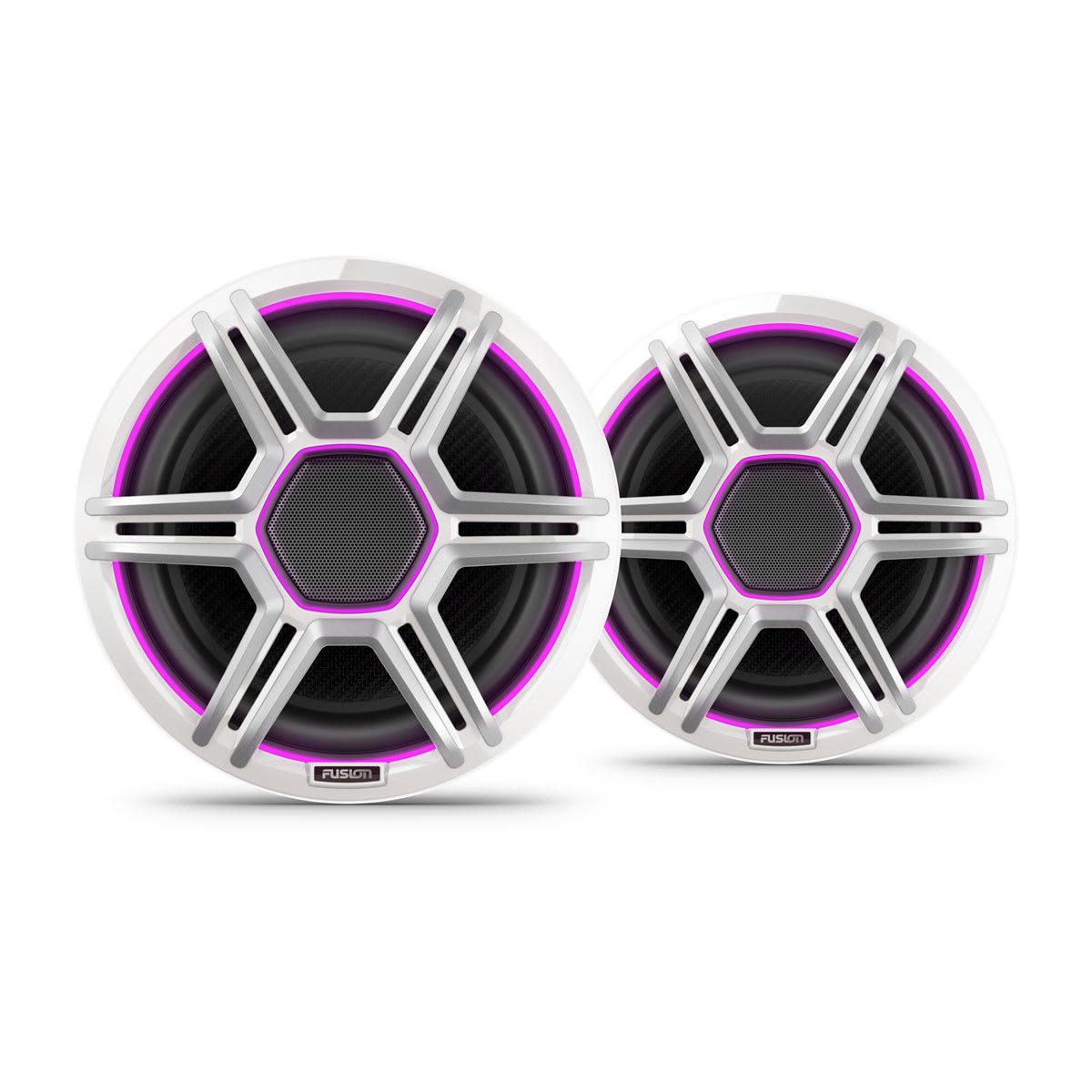 Fusion Apollo LED Marine Speakers, 8.8 in, Sports White Grilles (010-02918-21)