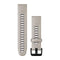 Garmin QuickFit 20 Watch Bands - Silicone / Light Sand/Deep Orchid