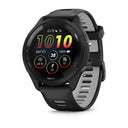 Garmin Forerunner 265 AMOLED GPS Running Smartwatch – 46 mm / Black / Powder Gray