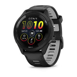 Garmin Forerunner 265 AMOLED GPS Running Smartwatch – 46 mm / Black / Powder Gray