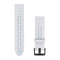 Garmin QuickFit 20 Watch Bands - Silicone / Whitestone/Ice Blue