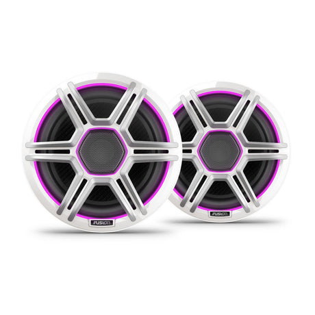 Fusion Apollo LED Marine Speakers, 7.7 in, Sports White Grilles (010-02918-11)
