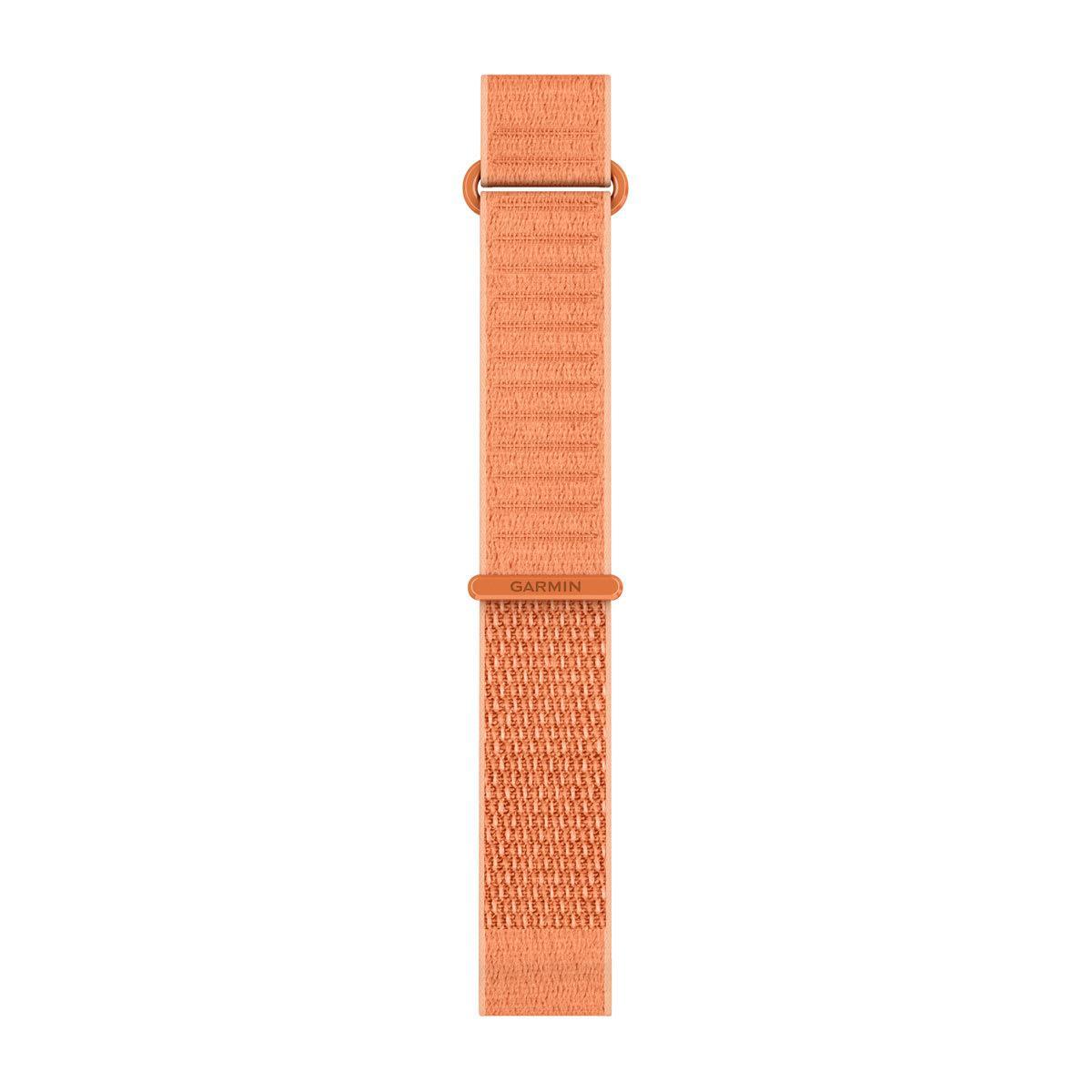 Garmin QuickFit 20 Watch Bands - Fabric / Short, Shell Pink ComfortFit