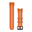 Garmin Instinct 3 45 mm and Instinct Crossover AMOLED 22 mm Watch Bands - Ember Orange Silicone