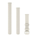 Garmin Lily 2 Bands (14 mm) - Bone Silicone with Lunar Gold Hardware