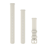 Garmin Lily 2 Bands (14 mm) - Bone Silicone with Lunar Gold Hardware