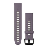 Garmin QuickFit 20 Watch Bands - Silicone / Deep Orchid/Light Sand