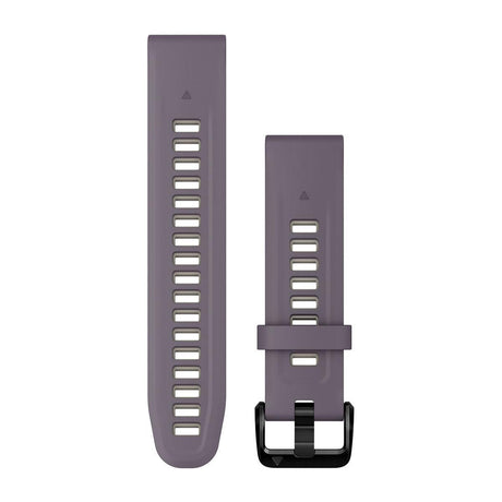 Garmin QuickFit 20 Watch Bands - Silicone / Deep Orchid/Light Sand