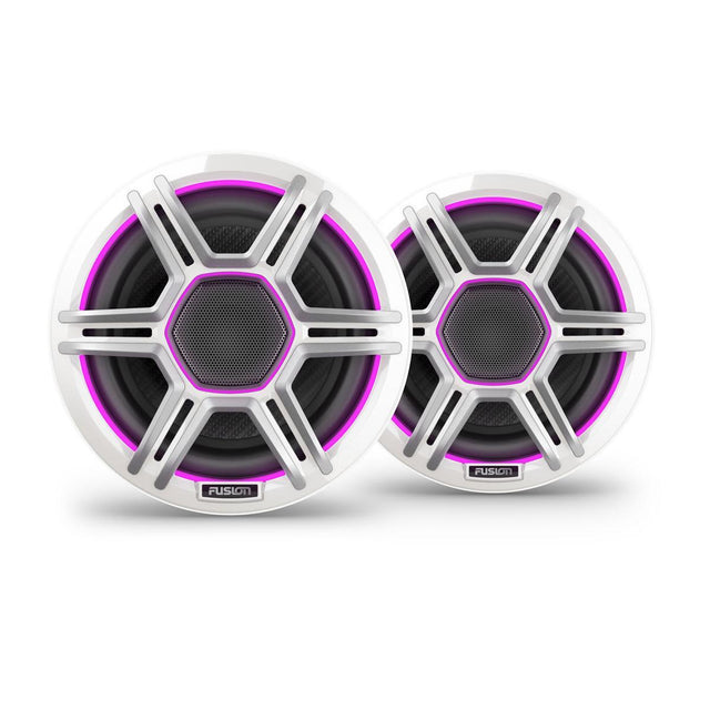 Fusion Apollo LED Marine Speakers, 6.5 in, Sports White Grilles (010-02918-01)