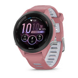 Garmin Forerunner 265 AMOLED GPS Running Smartwatch – 42 mm / Light Pink / Whitestone