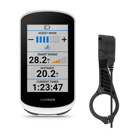 Garmin Edge Explore 2 GPS Bike Computer – Power Mount Bundle