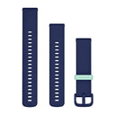 Garmin Quick Release Bands (20 mm) - Silicone / Captain Blue