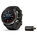Garmin Descent Mk3i Dive Computer + Descent T2 Transceiver Package — 51 mm, Silver and Black PVD Titanium with Black/Pebble…