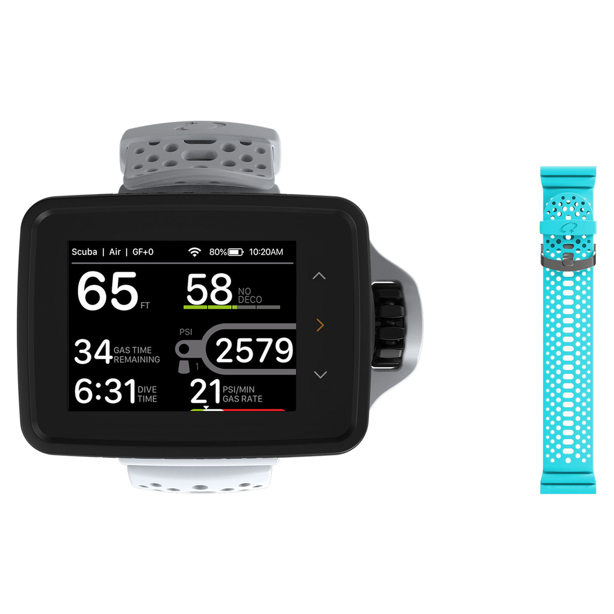 Oceanic O.i Wrist Dive Computer + Wrist Strap Kit Package