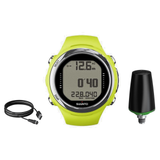 Suunto D4i Novo Dive Computer + Wireless Tank Pressure Transmitter + USB Cable Package — Lime