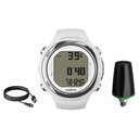 Suunto D4i Novo Dive Computer + Wireless Tank Pressure Transmitter + USB Cable Package — White