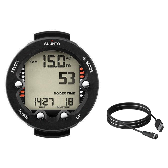 Suunto Zoop Novo Dive Computer + USB Interface Cable Package — includes Suunto Zoop Novo Wrist Dive Computer, Suunto D-Serie…