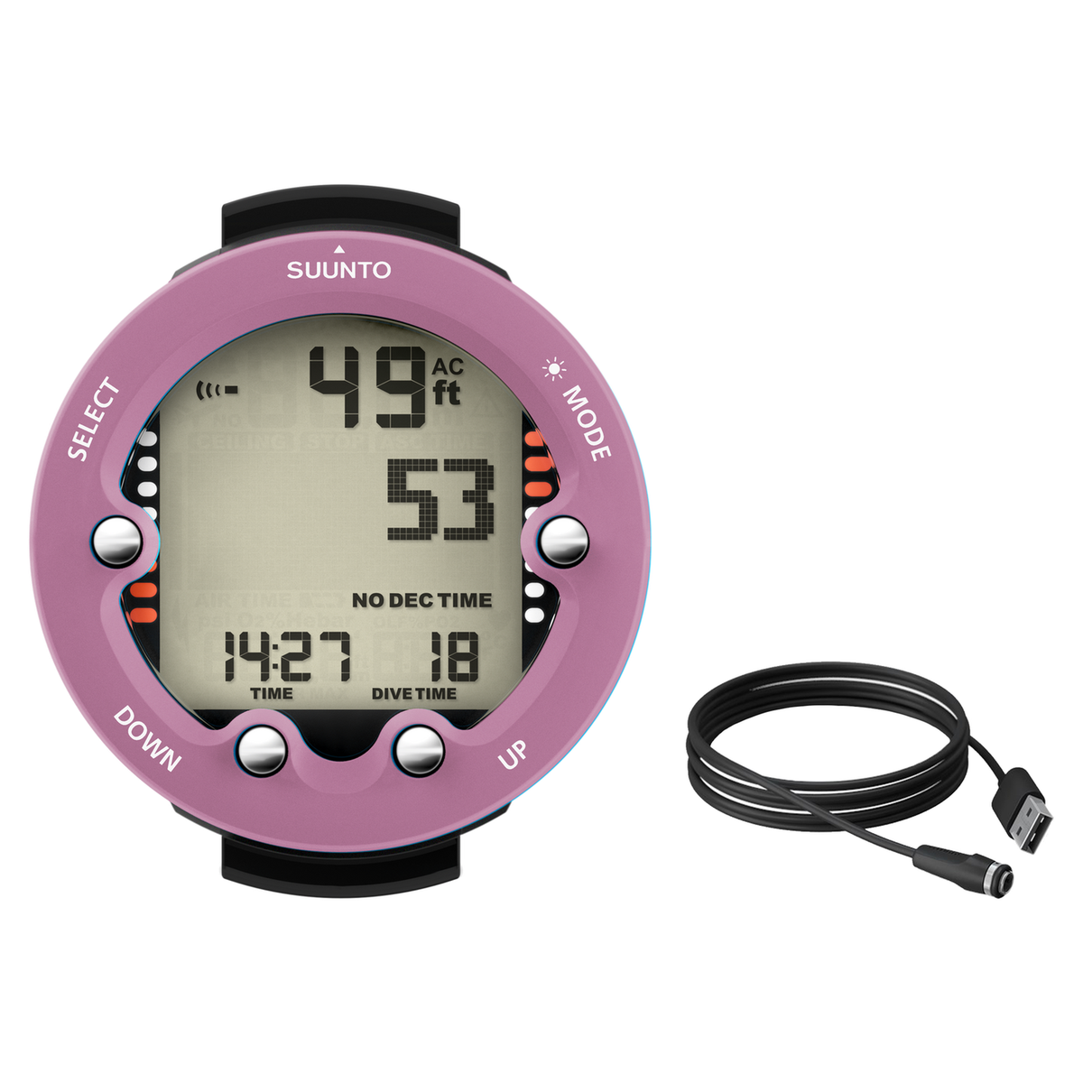 Suunto Zoop Novo Dive Computer + USB Interface Cable Package — Wildberry