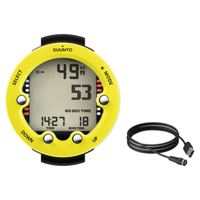 Suunto Zoop Novo Dive Computer + USB Interface Cable Package — Lemon Yellow