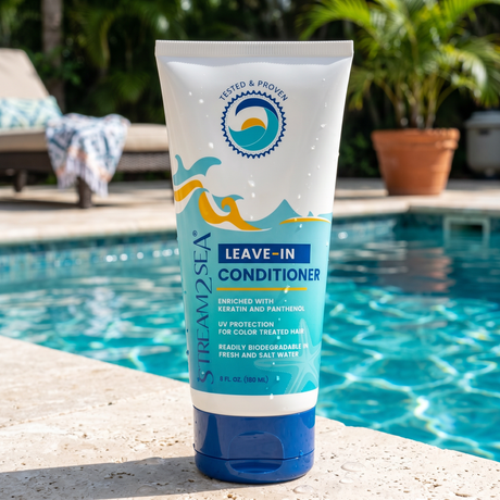 Stream2Sea Leave-In Conditioner poolside