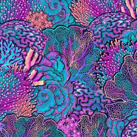 Spacefish Army Coral Kaleidoscope Scuba Headband