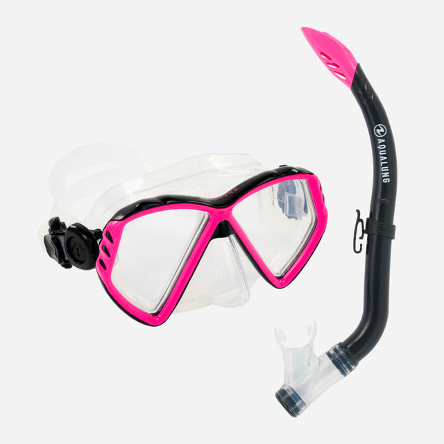 Cub Snorkeling Combo-Transparent/Pink-