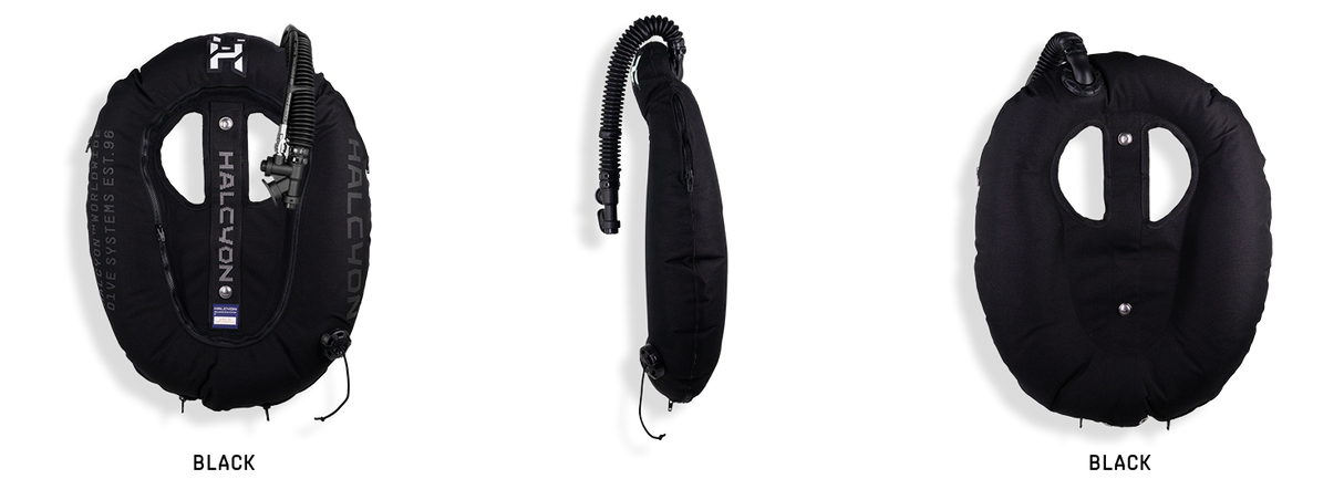 Halcyon Standard Single Tank System – Steel Backplate – Era 30 lb Wing – Black