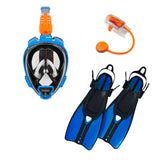 OCEAN REEF Aria QR+ Dive Mask & DUO II Fins Combo with Snorkie-Talkie