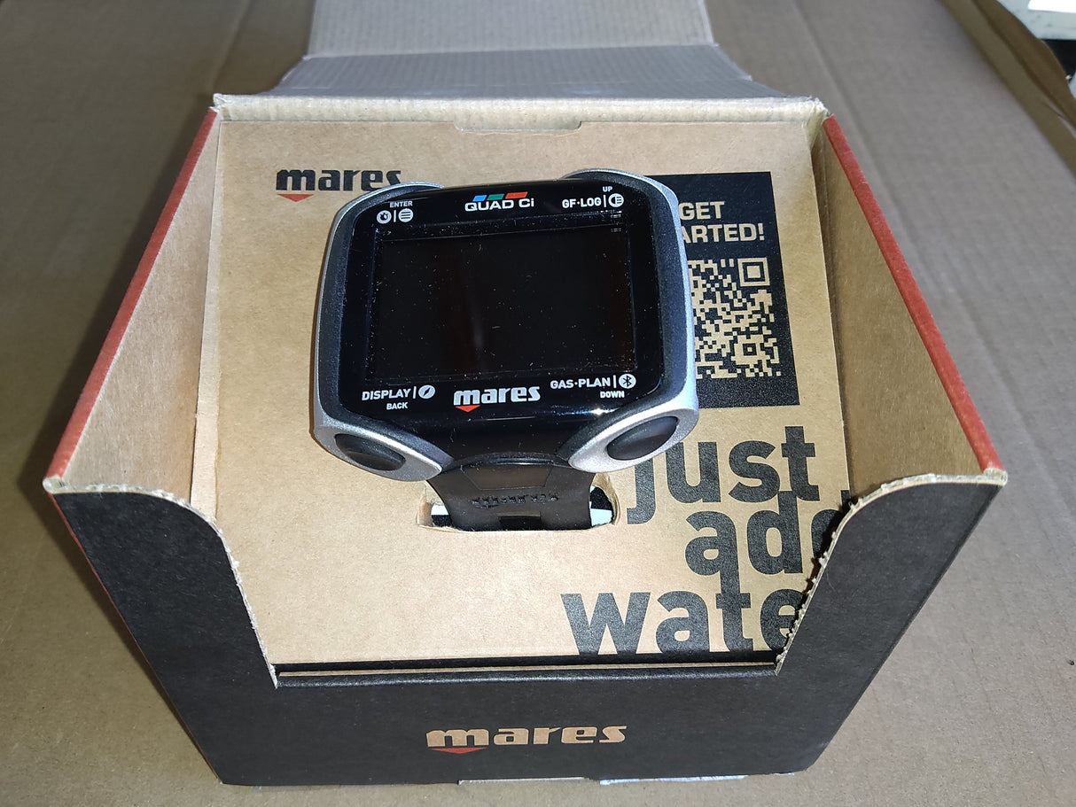 Used Mares Dive Computer Quad Ci Color Black/Silver