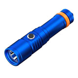 OrcaTorch D710 dive light in Blue