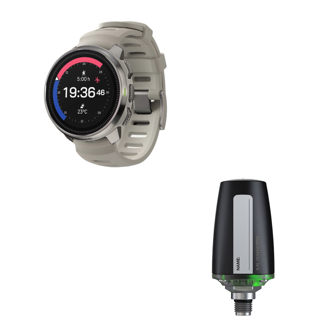 Suunto Ocean Dive Computer and Sport Watch with Tank Pod Package