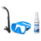 DiveCatalog Mask + Snorkel Package – Silicone Frameless Mask + Semi-Dry Snorkel + Free Mask Defog Spray — Blue, DiveCatalog.…