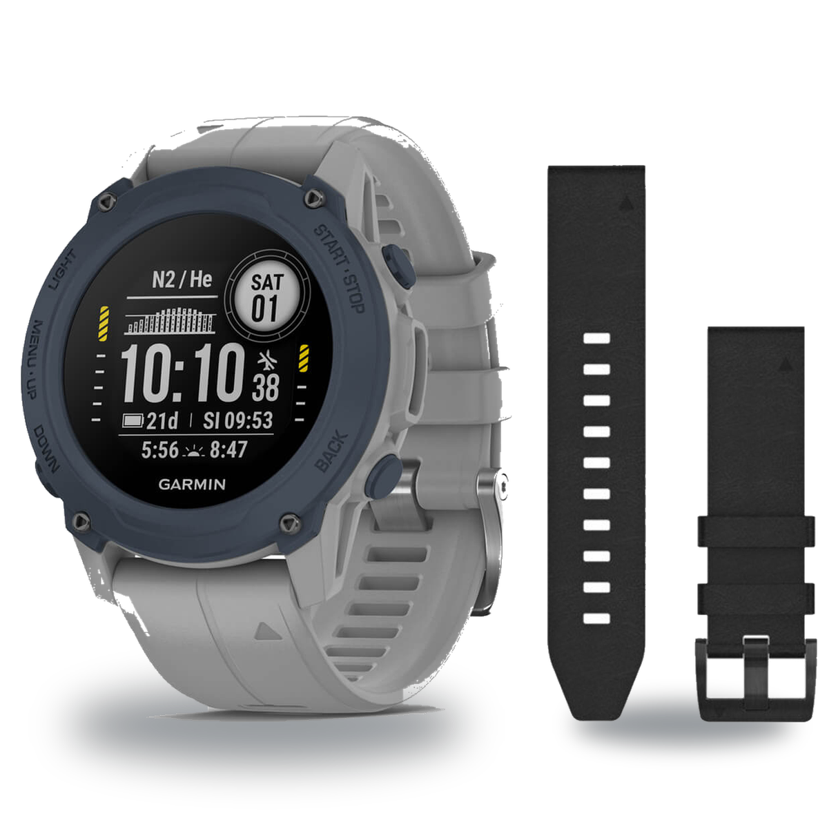 Garmin Descent G1 Dive Computer + QuickFit 22 Band Package — includes Garmin Descent G1 Solar Dive Computer, Garmin QuickFit…